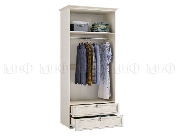 Шкаф Элит-2 МДФ (Ш-975 мм x Г-577 мм х В-2185 мм)/Разные Цвета