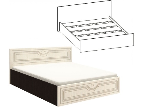 Кровать Зара МДФ ЗК 1400/1600 x 2000 мм/Разные Цвета 