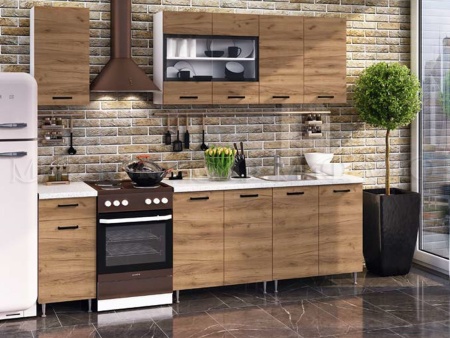 Кухонный Гарнитур Риана  Крафт 1600/1700/1800/2000 мм