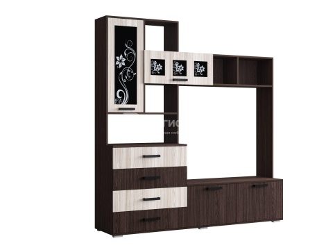 Гостиная Ноктюрн-11 №2 /Разные Цвета (Ш-3200 x В-2120 x Г-470 мм)