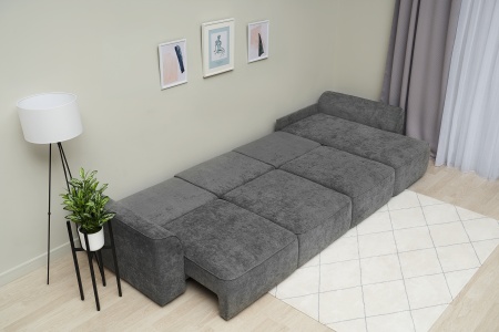 Диван угловой еврокнижка Имир MODOOL MAX серый