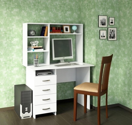 Стол компьютерный "Милан" с надставкой