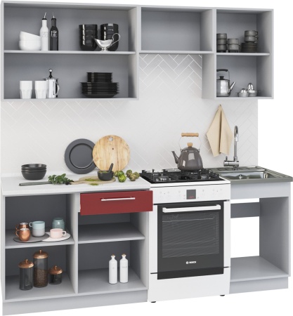 Кухонный Гарнитур Нувель Ice Cream 2100 мм №1