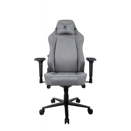 Компьютерное кресло Arozzi Primo Woven Fabric - Grey - Black logo