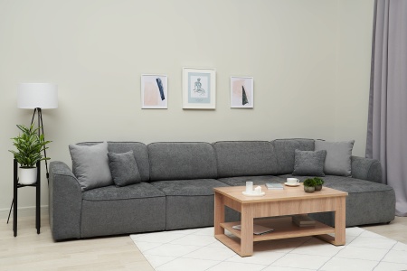 Диван угловой еврокнижка Имир MODOOL MAX серый