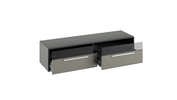 Тумба для ТВ «Наоми» Джут, Фон Серый/Ш-1544 × В-382 × Г-440 мм