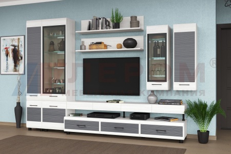 Гостиная-Стенка Камелия №7 (В-2172 х Ш-3150 х Г-452 мм)