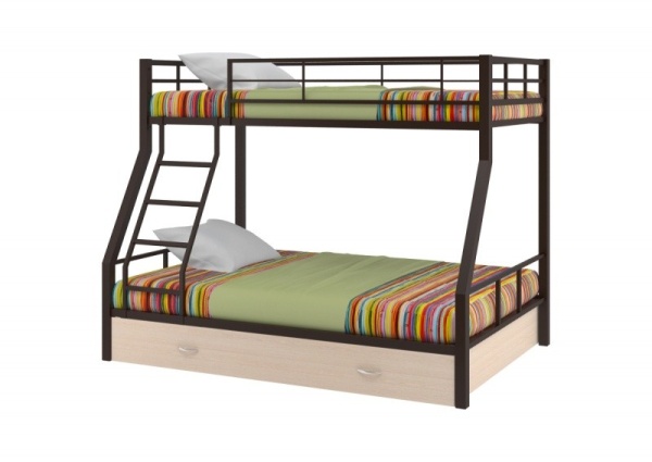 Двухъярусная кровать "Гранада 1" с ящиком